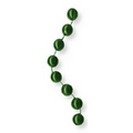 Green 7.5 Mm Bead Necklaces